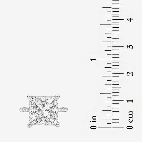 Grown Gorgeous (F / Vs2) Womens 11 1/6 Ct. T.W. Lab Grown White Diamond 14K Gold Side Stone Engagement Ring