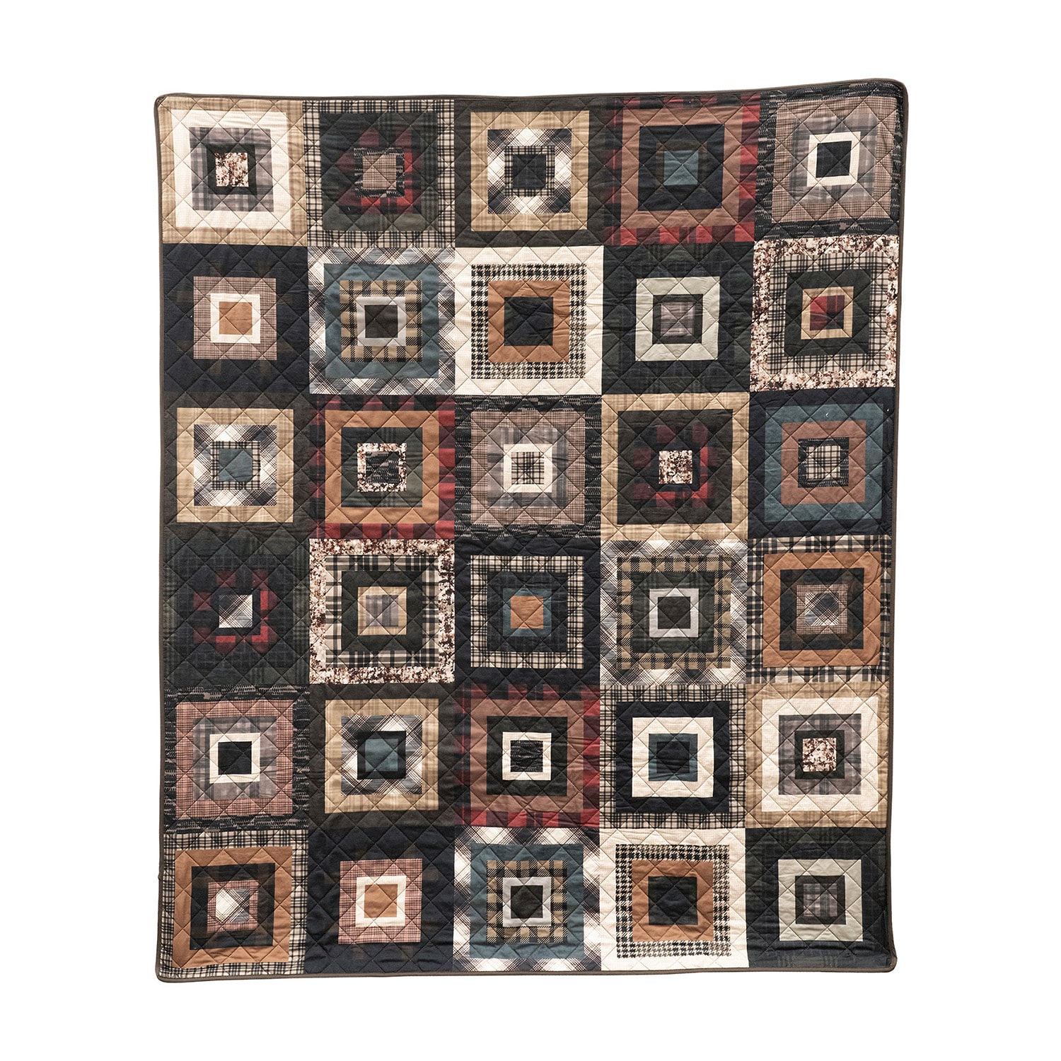 Donna Sharp Lodge Square Washable Throw