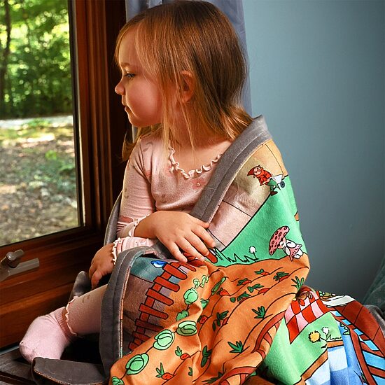 3 Stories Trading Company Springtime In The Woodlands Seek And Find Interactive Toddler 2-pc. Baby Blanket