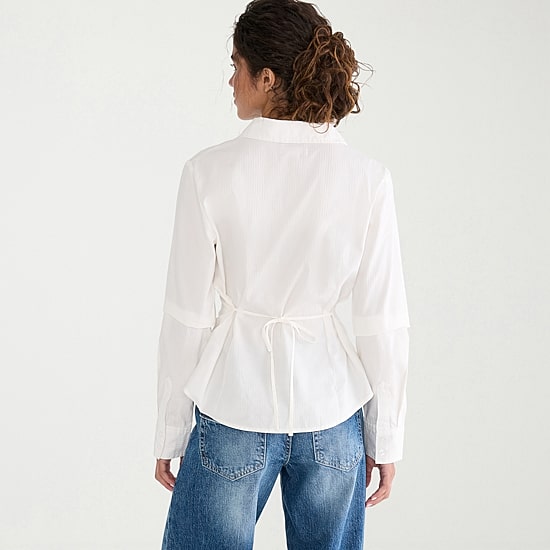 AEROPOSTALE Womens Juniors Long Sleeve Regular Fit Button-Down Shirt