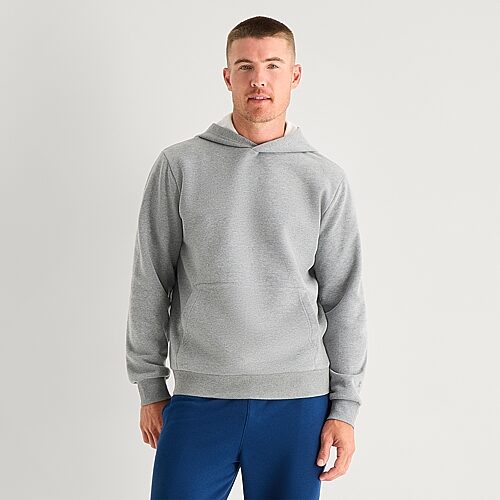 Xersion Mens Long Sleeve Fleece Active Hoodie In Gray