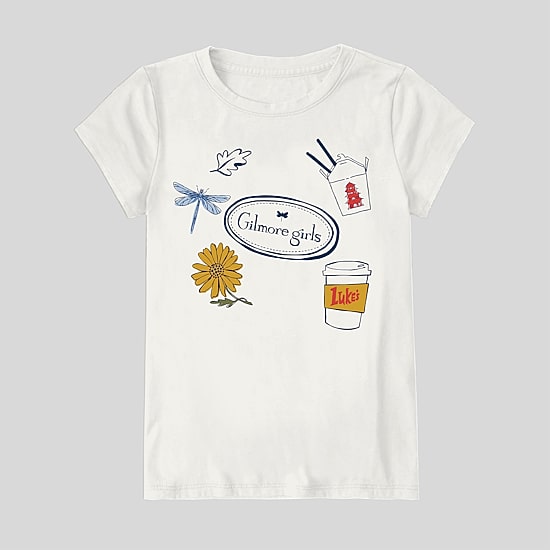 Little & Big Kid Girls Crew Neck Short Sleeve Regular Fit Graphic T-Shirt