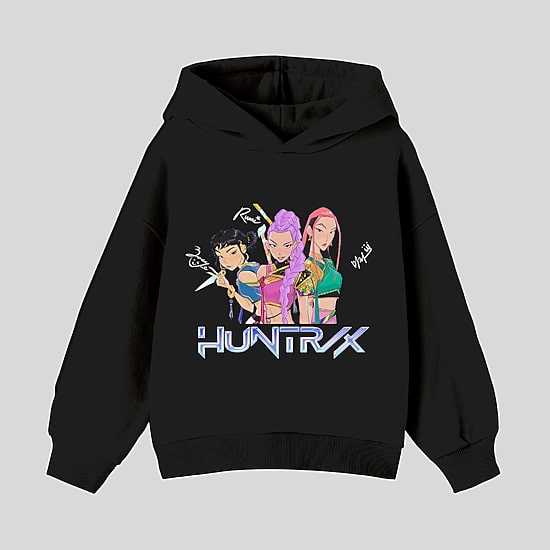 Little & Big Kid Girls Long Sleeve KPOP Demon Hunters Fleece Hoodie