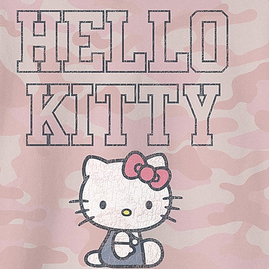 Little & Big Kid Girls Long Sleeve Hello Kitty Fleece Hoodie