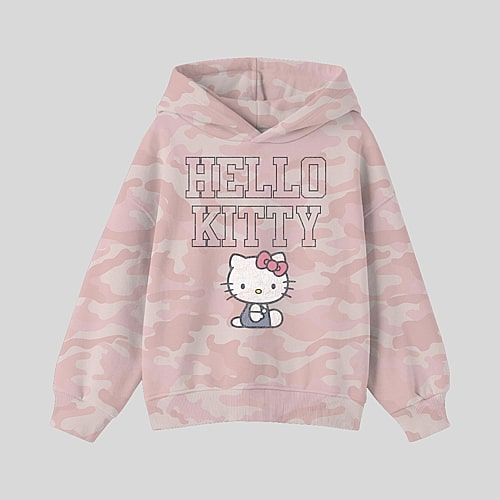 Mad Engine Little & Big Kid Girls Long Sleeve Hello Kitty Fleece Hoodie In Pink