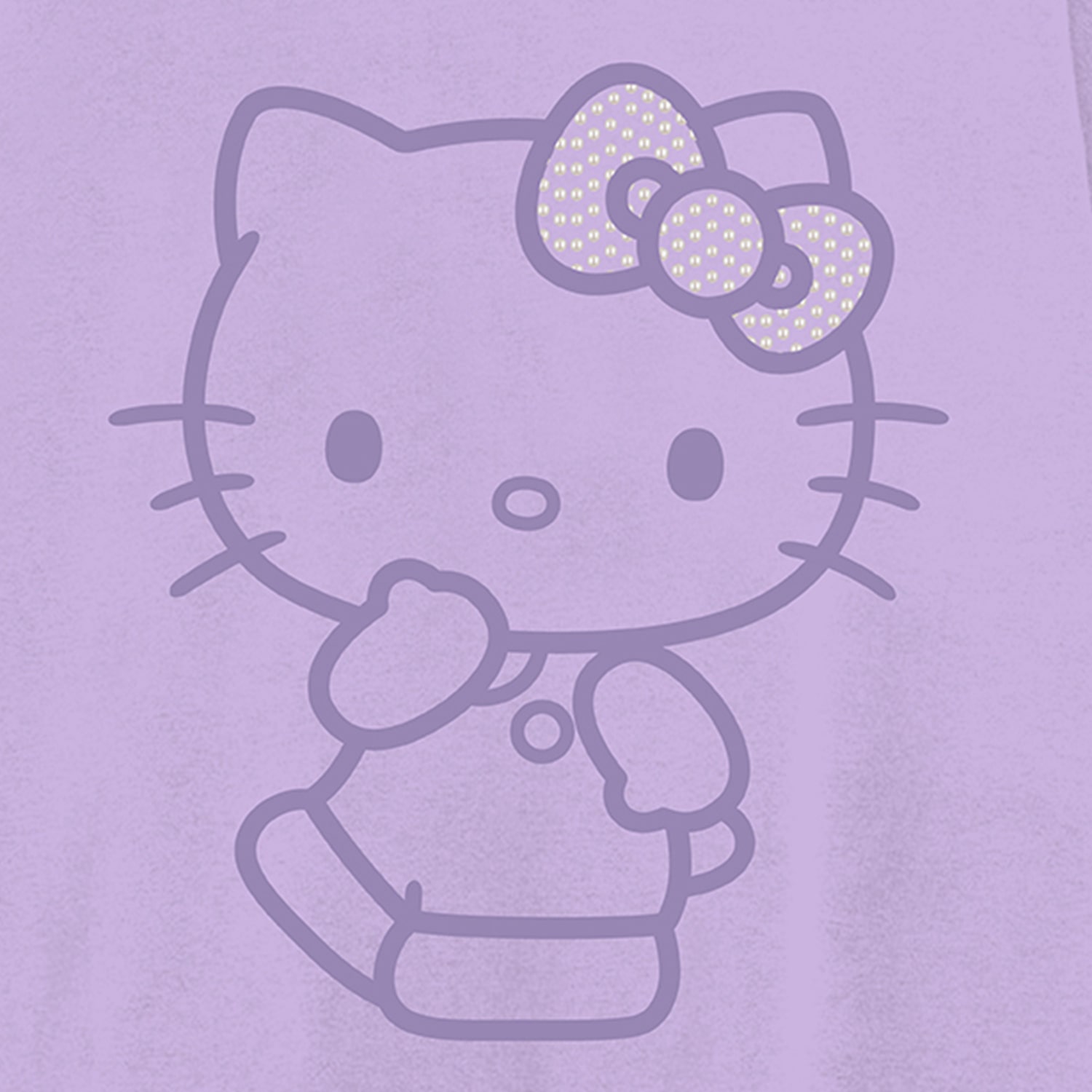 Little & Big Kid Girls Crew Neck Fleece Long Sleeve Hello Kitty Sweatshirt