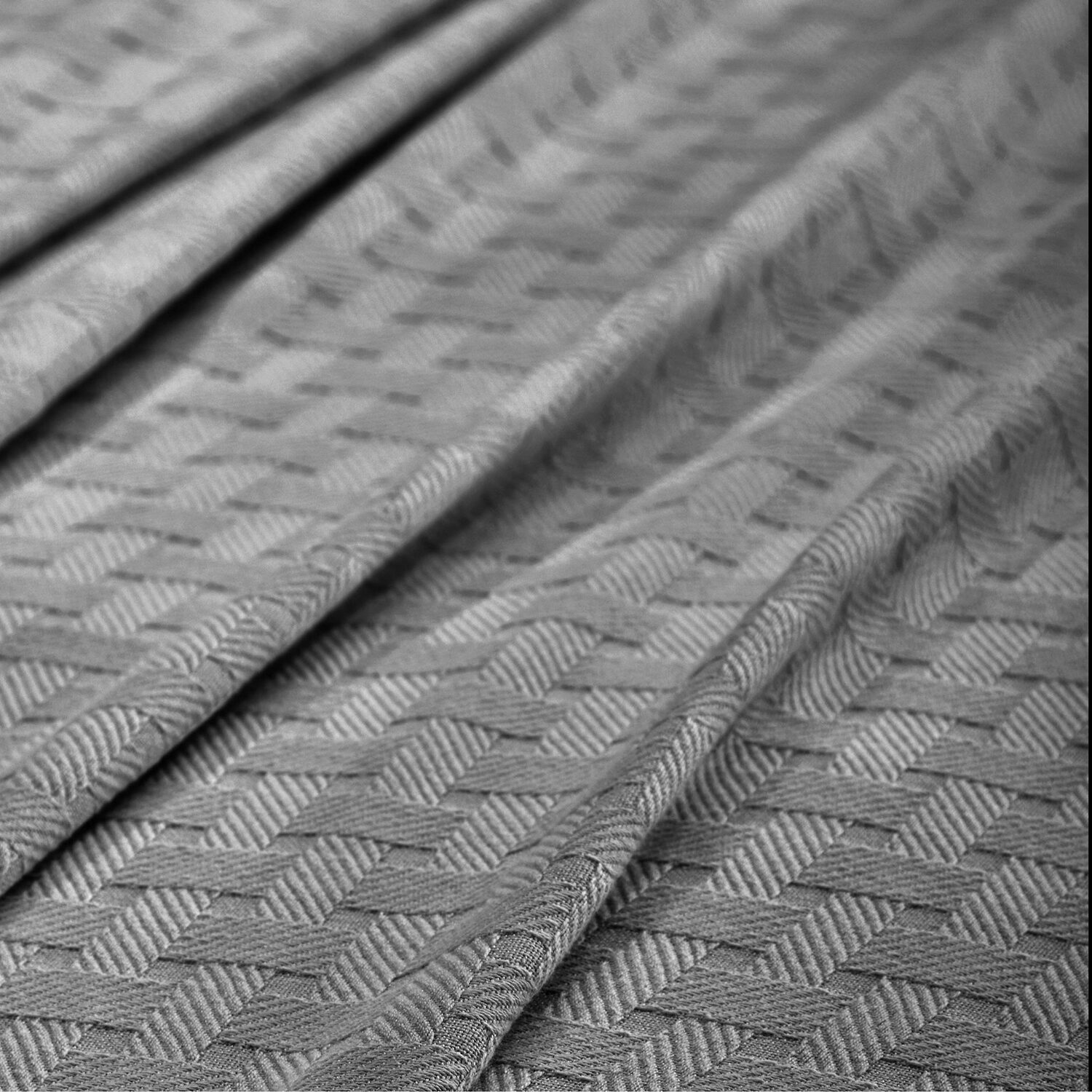 SUPERIOR® Basket Weaveall Season Breathable 100% Cotton Midweight Blanket