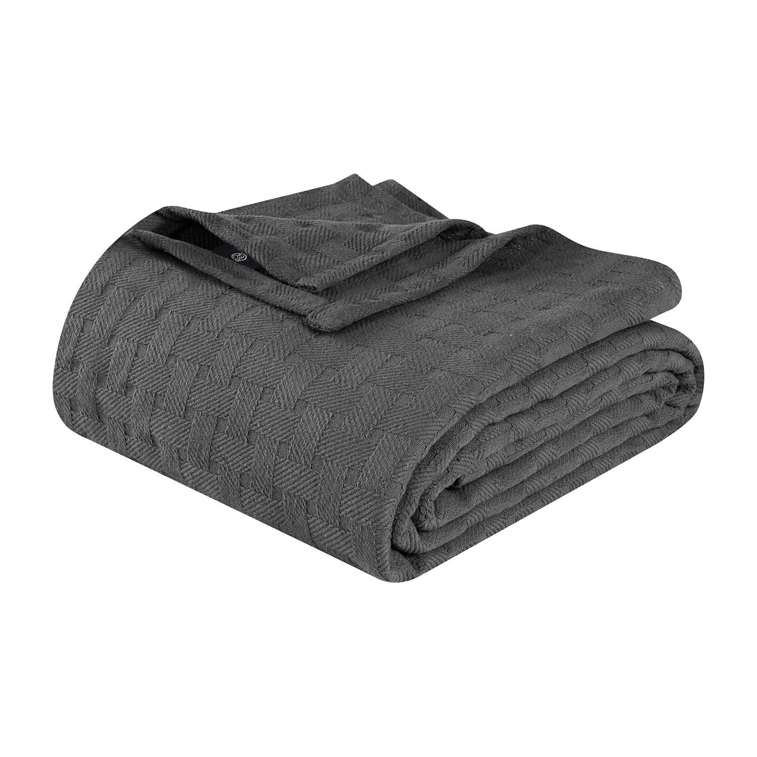 SUPERIOR® Basket Weaveall Season Breathable 100% Cotton Midweight Blanket
