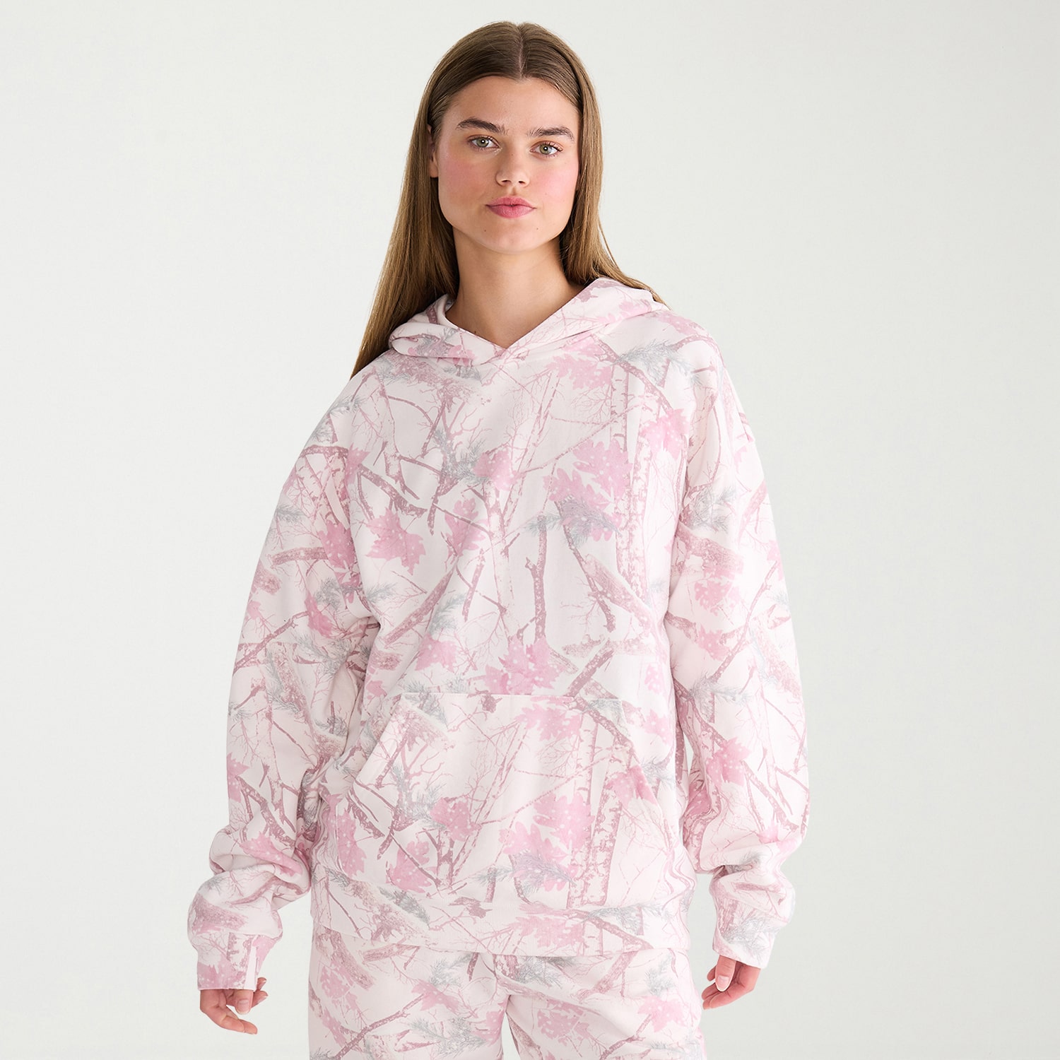 AEROPOSTALE Womens Juniors Long Sleeve Fleece Hoodie