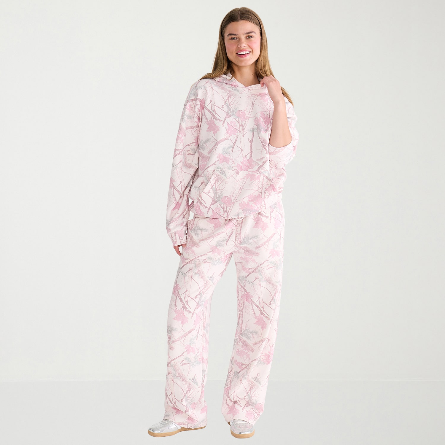 AEROPOSTALE Womens Juniors Long Sleeve Fleece Hoodie