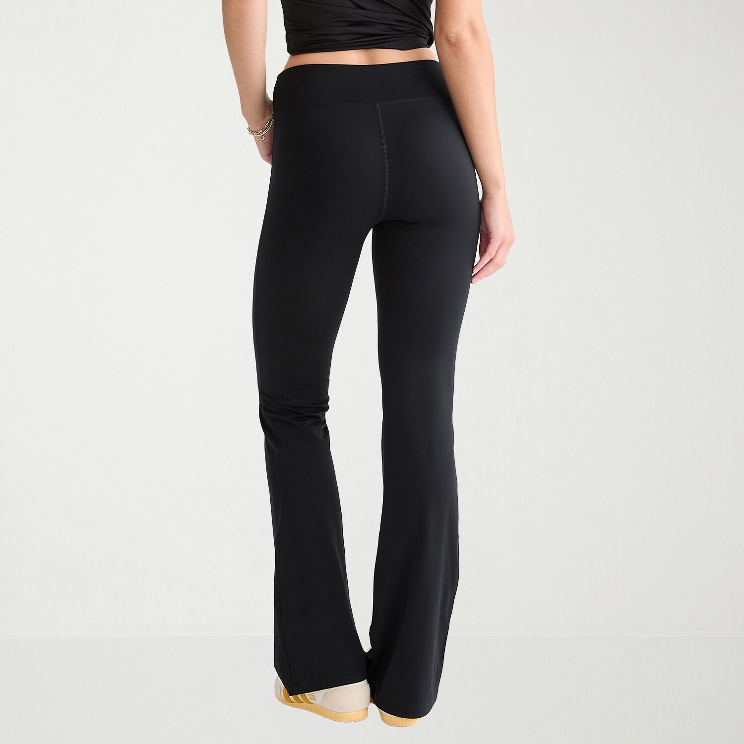 AEROPOSTALE Womens Mid Rise Bootcut Juniors Full Length Leggings