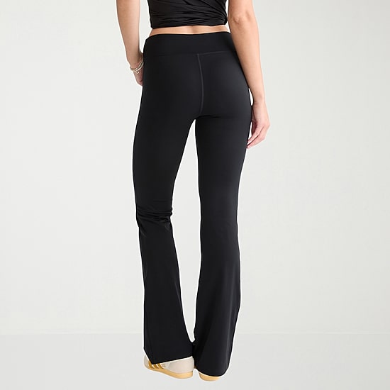 AEROPOSTALE Womens Mid Rise Bootcut Juniors Full Length Leggings