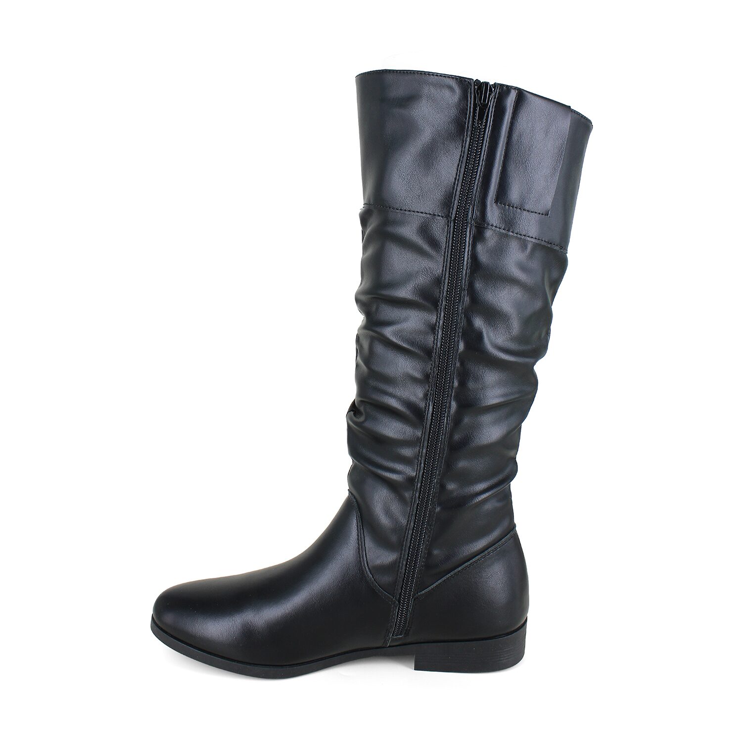 Unionbay Womens Zeina Flat Heel Riding Boots