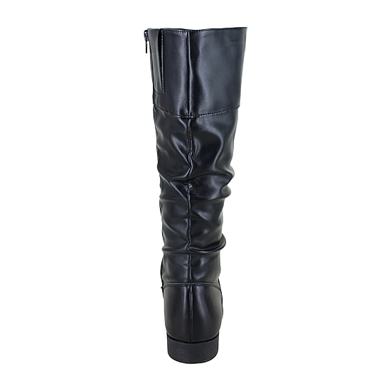Unionbay Womens Zeina Flat Heel Riding Boots