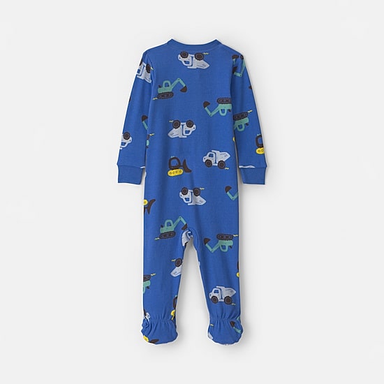 Carter's Baby Boys Footed Crew Neck Long Sleeve One Piece Pajama