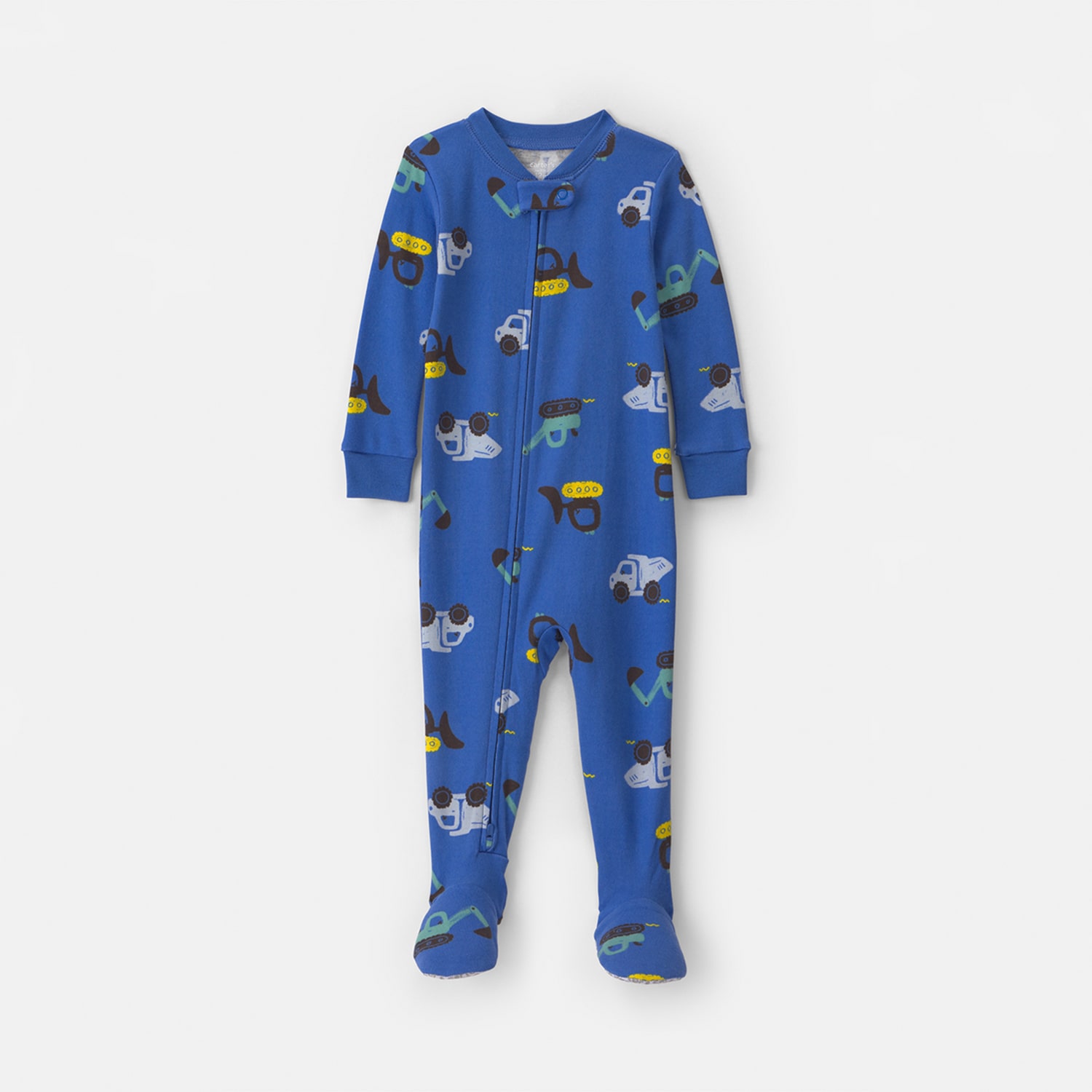 Carter's Baby Boys Footed Crew Neck Long Sleeve One Piece Pajama