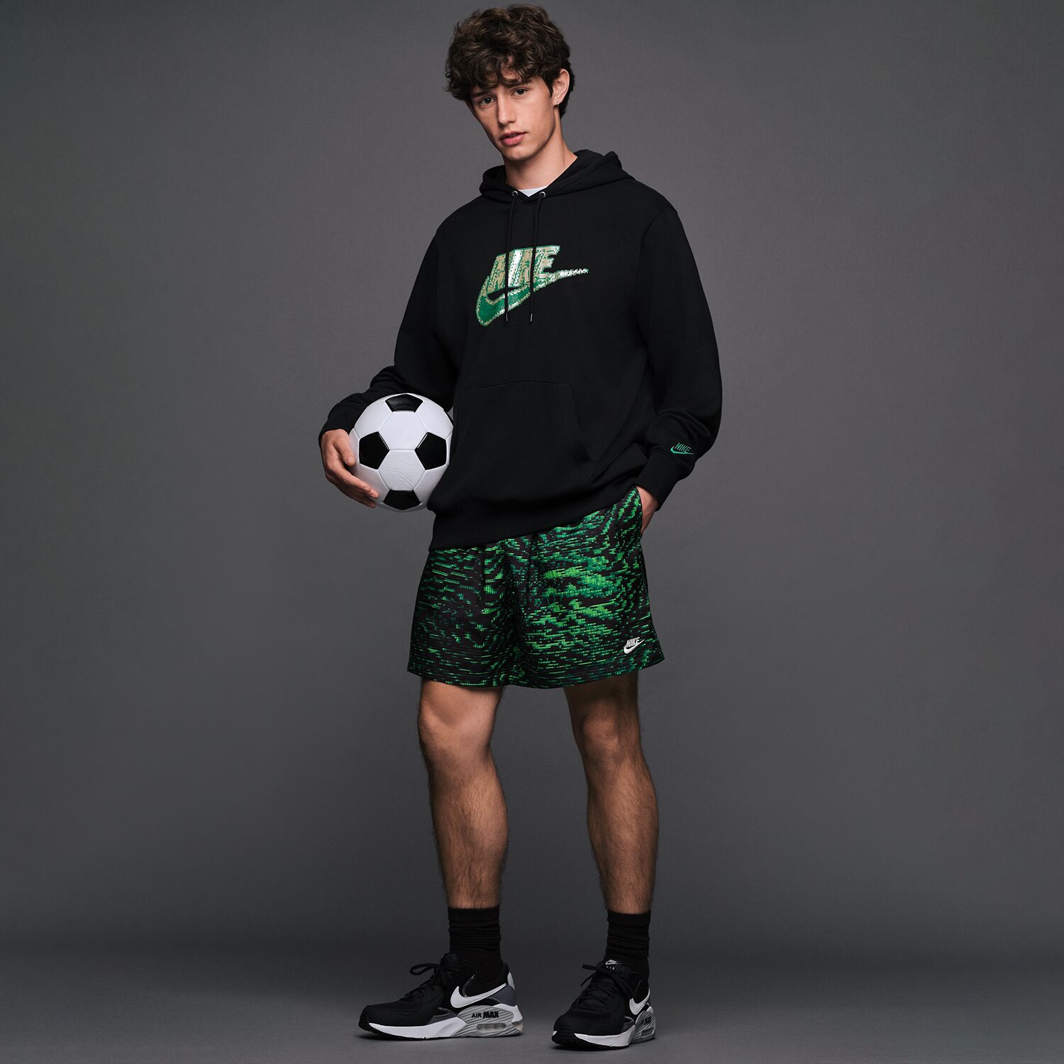 Nike Mens Long Sleeve Fleece Active Hoodie