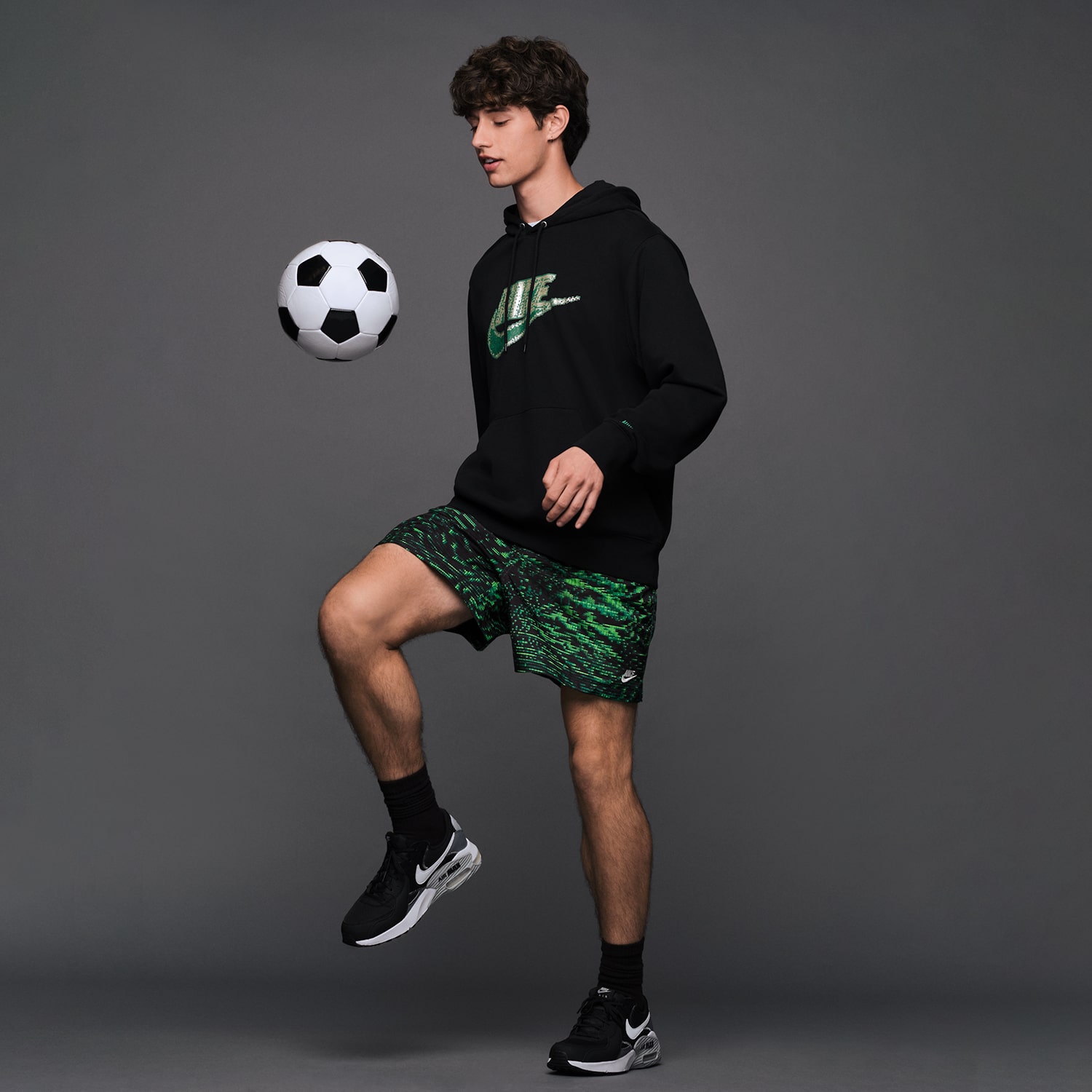 Nike Mens Long Sleeve Fleece Active Hoodie