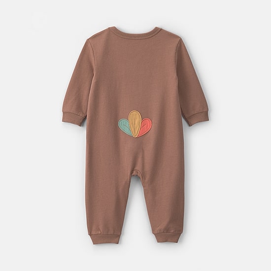 Carter's Thanksgiving Baby Unisex Crew Neck Long Sleeve Jumpsuit
