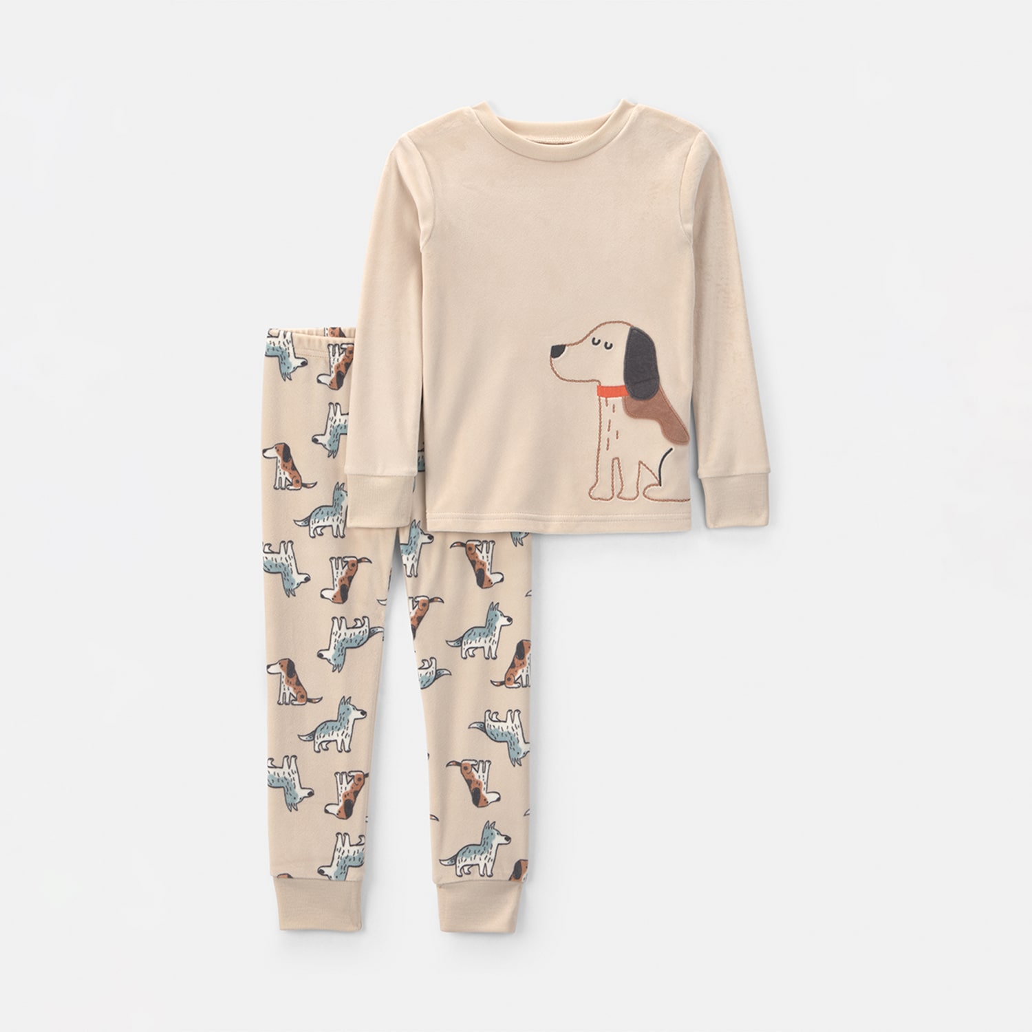 Carter's Toddler Boys Crew Neck Long Sleeve 2-pc. Pajama Set
