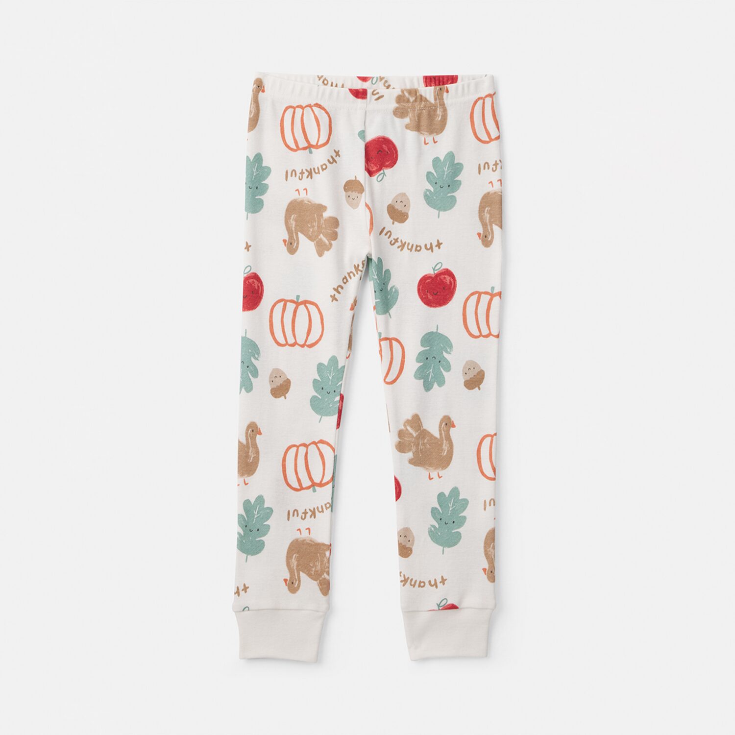 Carter's Thanksgiving Toddler Unisex Crew Neck Long Sleeve 2-pc. Pajama Set