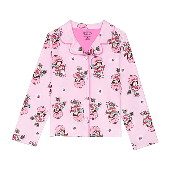Girls Strawberry Shortcake Long Sleeve 2-pc. Pajama Set