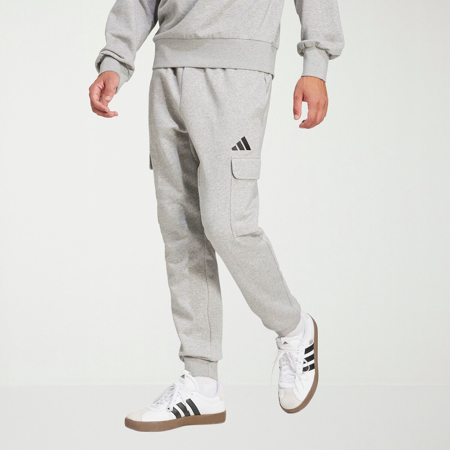adidas Sweatpants Essentials Fleece Mens Cuffed Regular Fit Active Jogger Pant
