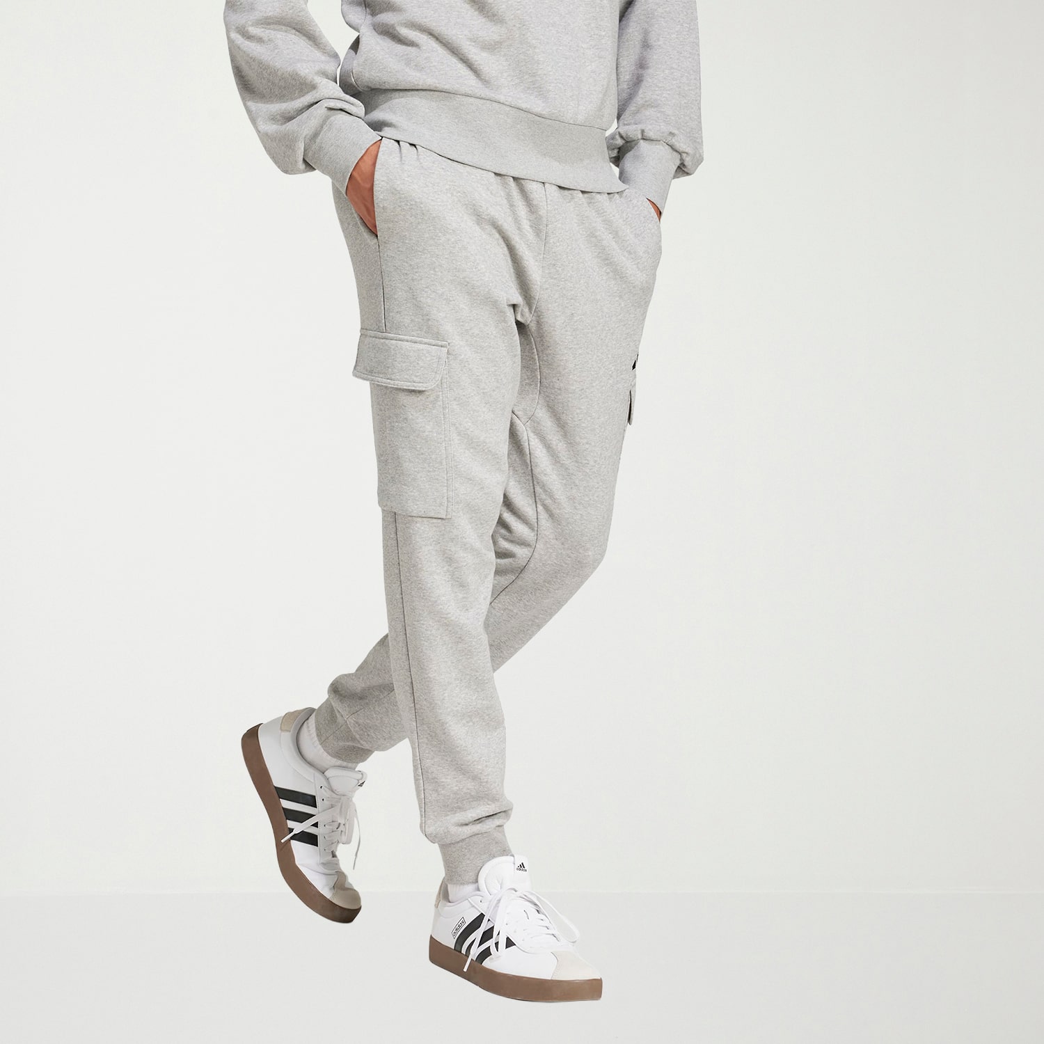adidas Sweatpants Essentials Fleece Mens Cuffed Regular Fit Active Jogger Pant