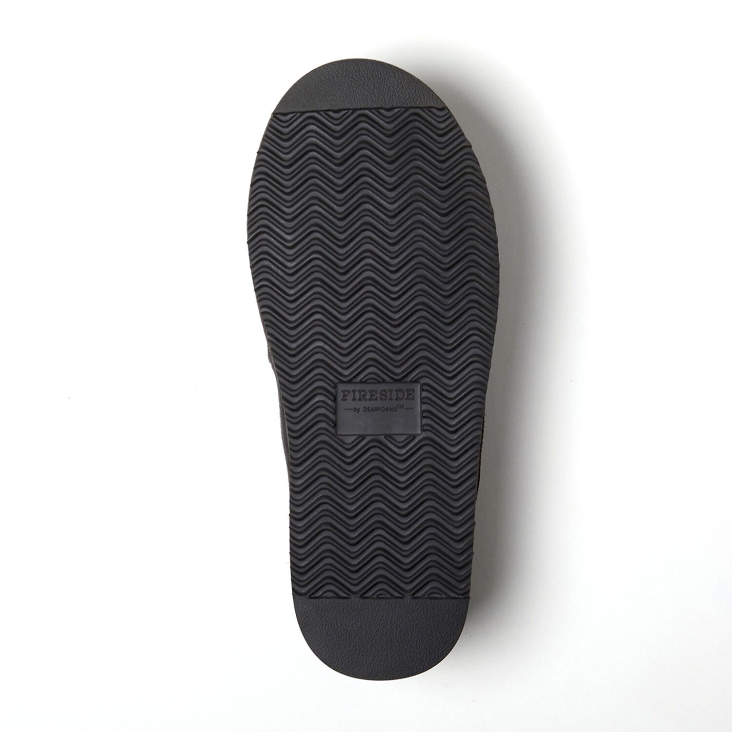 Dearfoams Grafton Quilted Genuine Shearling Mens Clog Slippers