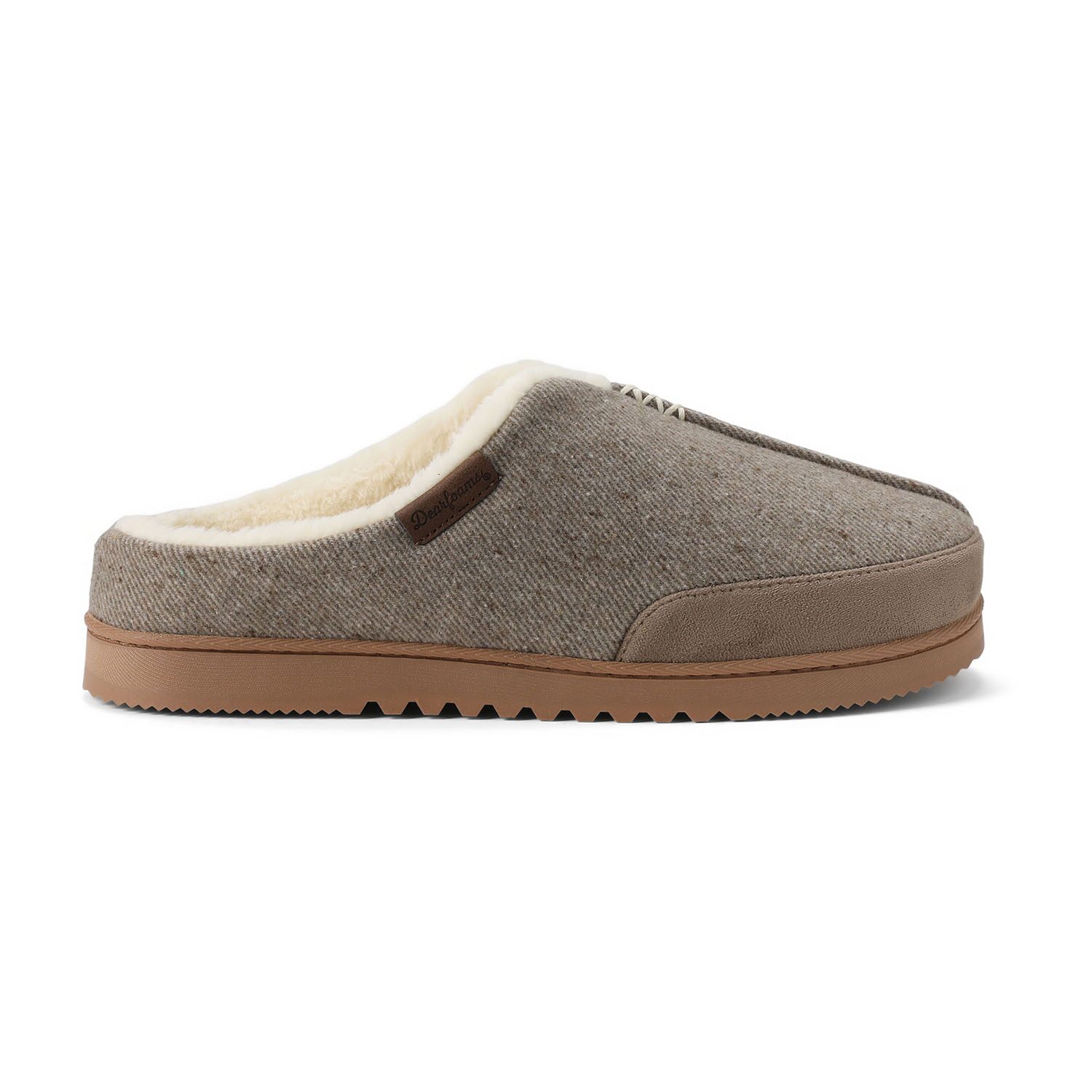 Dearfoams Aldan Notch Mens Clog Slippers