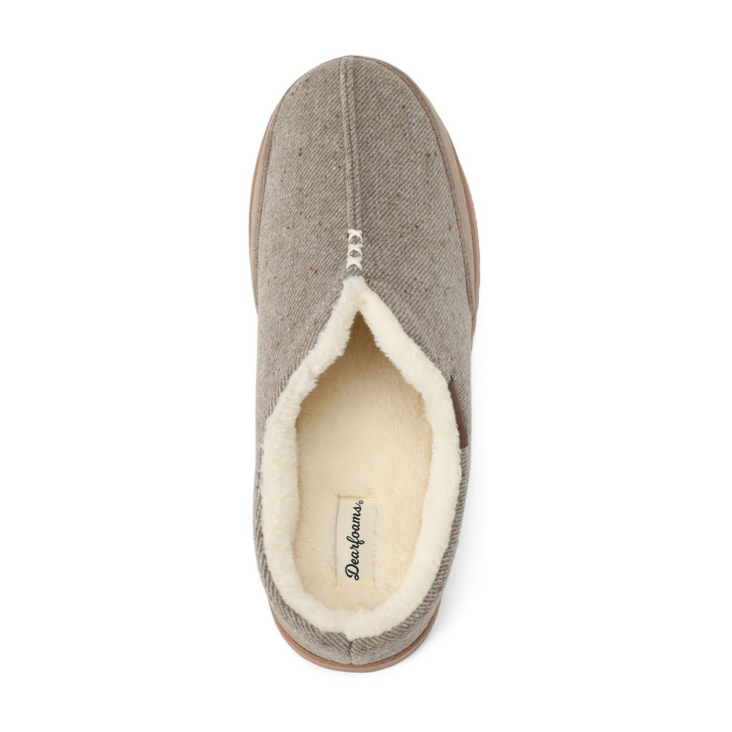 Dearfoams Aldan Notch Mens Clog Slippers