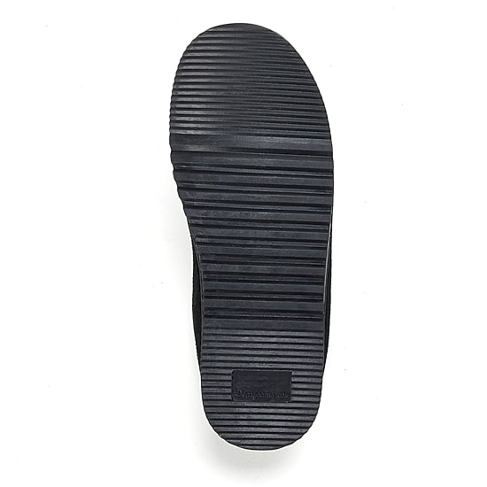Dearfoams Dean Genuine Suede With Embroidery Mens Clog Slippers