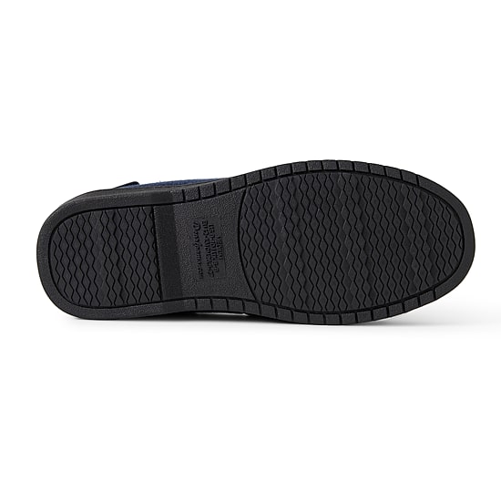 Dearfoams Keaton Twill Moc W Whipstitch Mens Moccasin Slippers