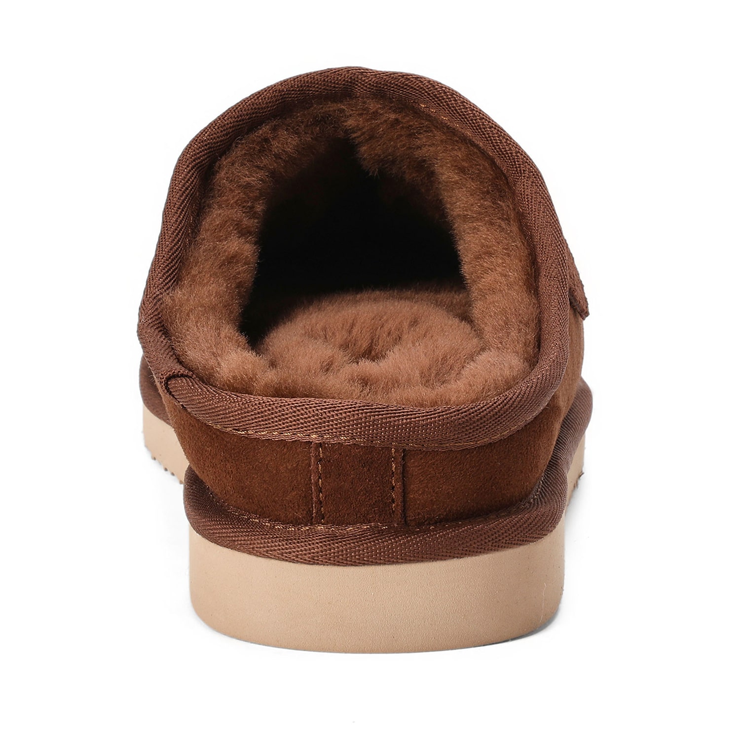 Dearfoams Grafton Genuine Shearling Mens Clog Slippers