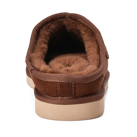 Dearfoams Grafton Genuine Shearling Mens Clog Slippers