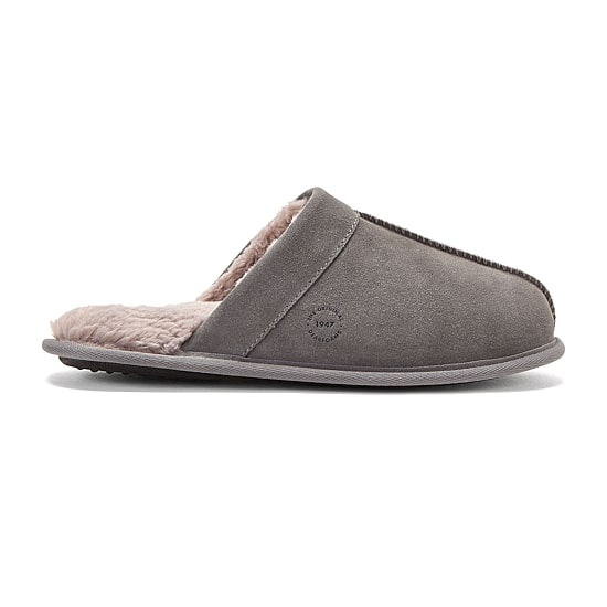 Dearfoams Kirk Genuine Suede Scuff With Prayer Seam - Whole Sizing Mens Clog Slippers