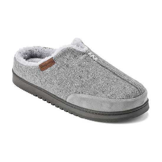 Dearfoams Aldan Notch Mens Clog Slippers
