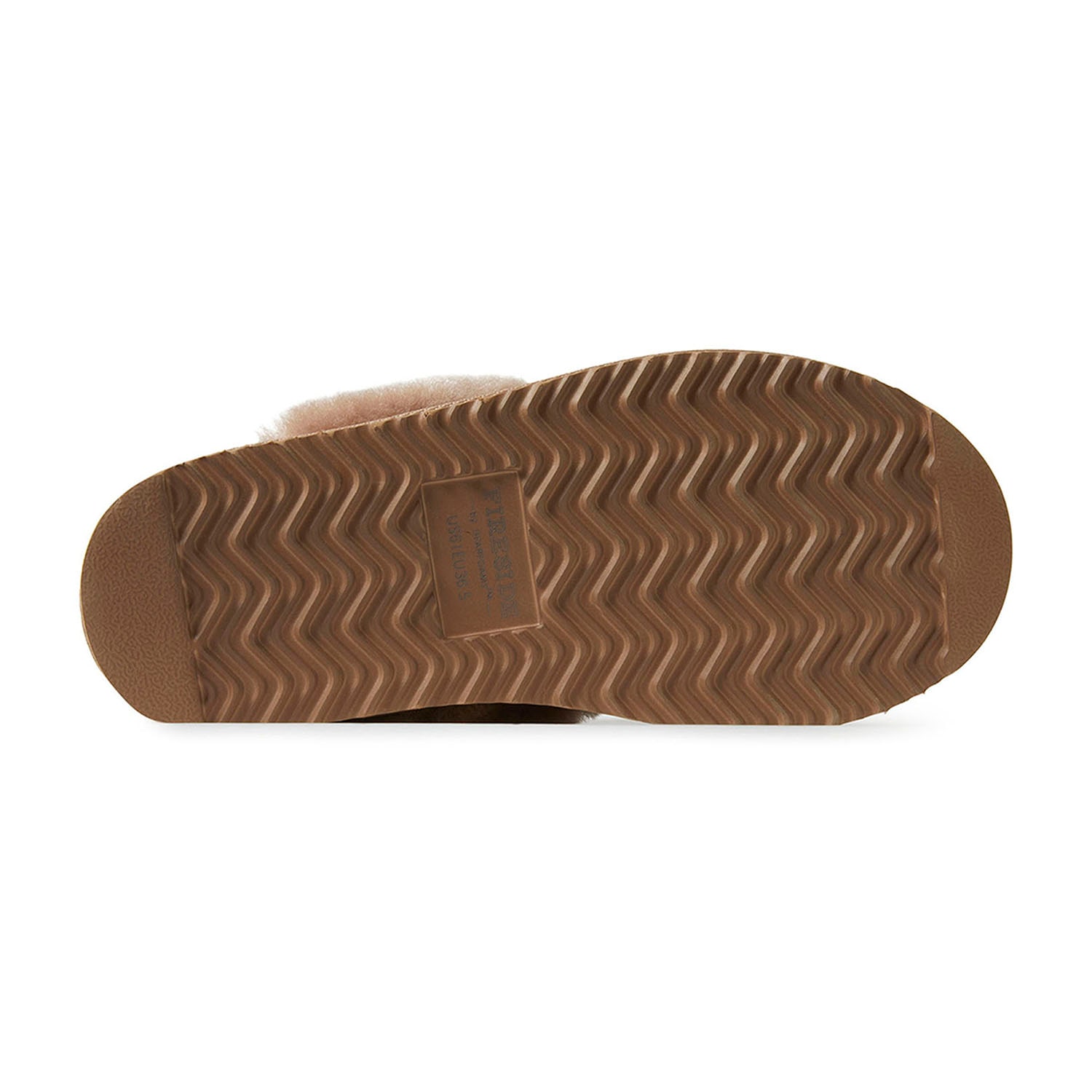 Dearfoams Melbourne Genuine Shearling Moccasin Mens Slippers