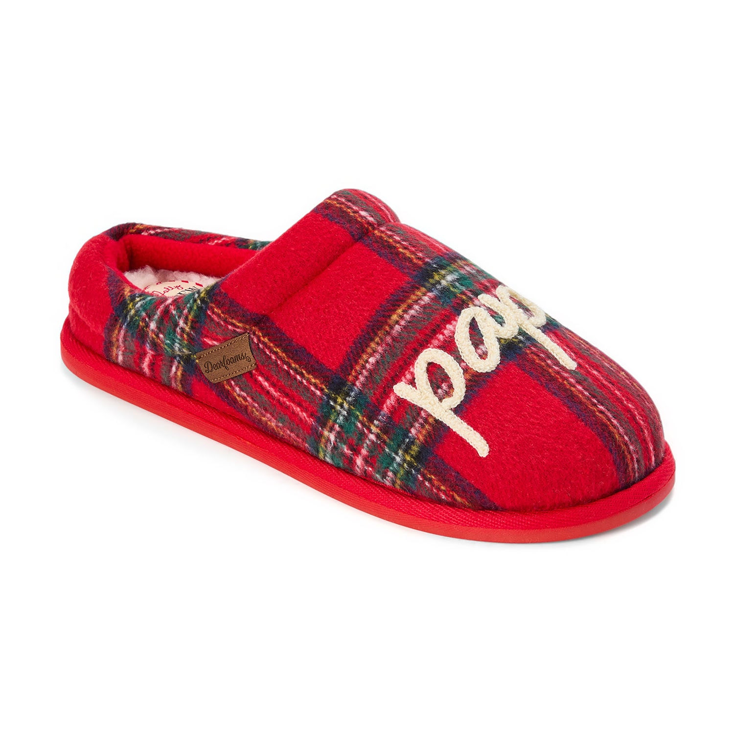 Dearfoams Cozy Mens Clog Slippers