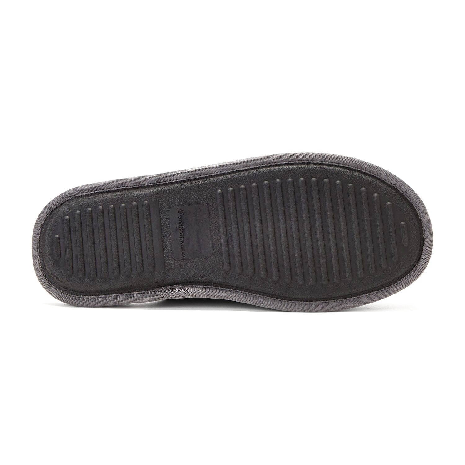Dearfoams Kirk Genuine Suede Scuff With Prayer Seam - Whole Sizing Mens Clog Slippers