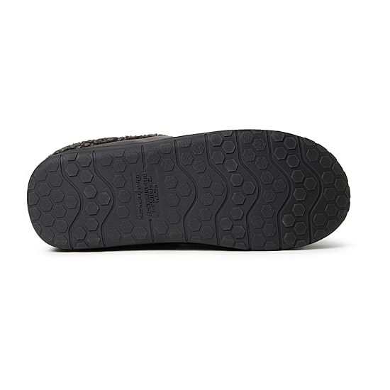 Dearfoams Brendan Microsuede Mens Clog Slippers