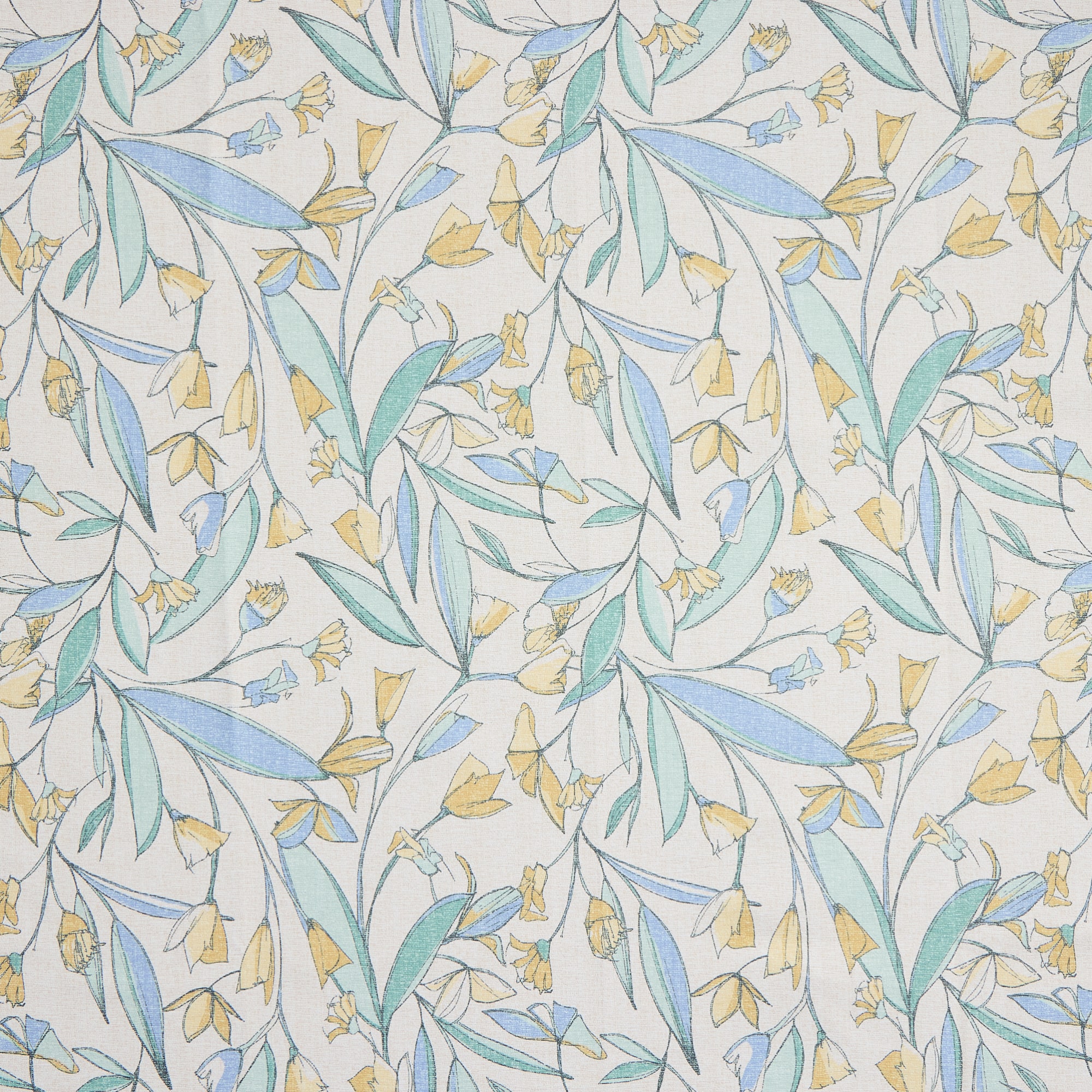 Home Expressions Dalton Floral Grommet Top 100% Blackout Single Curtain Panel
