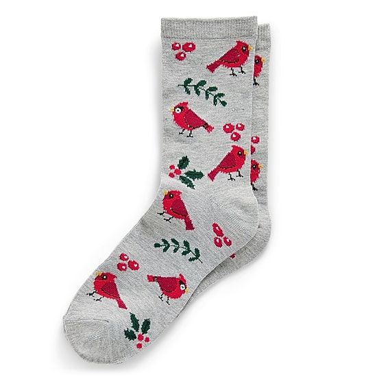 Mixit Holiday Socks Womens 1 Pair Crew Socks