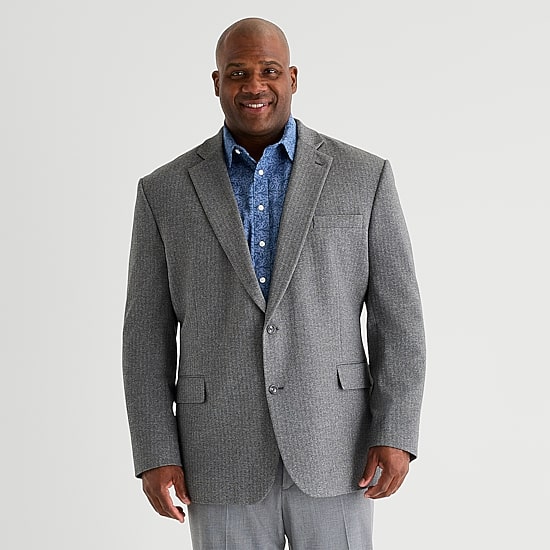 Stafford Mens Big and Tall Classic Fit Sport Coat