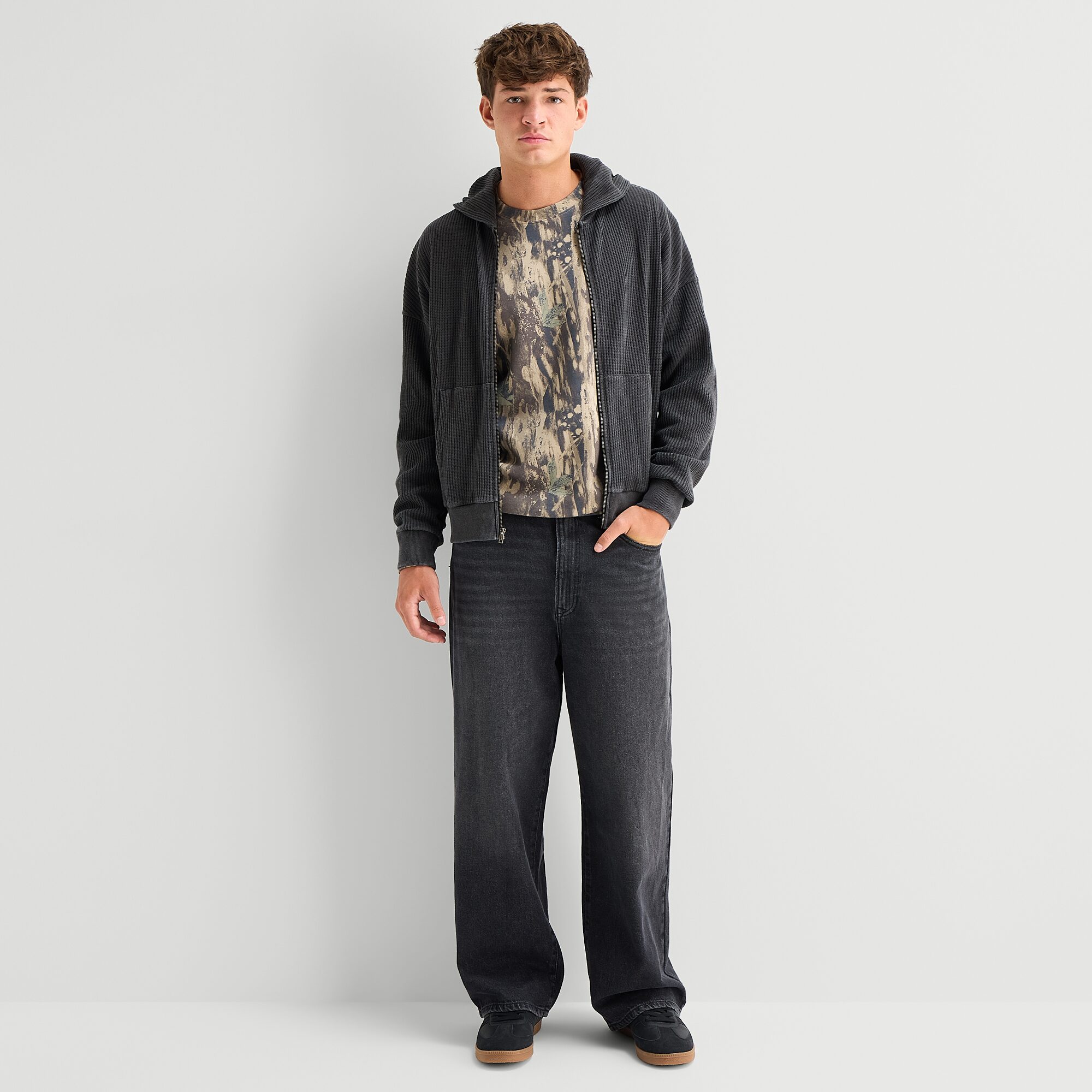 Arizona Mens Hooded Long Sleeve Sweatshirt