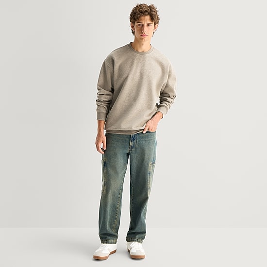 Arizona Mens Crew Neck Long Sleeve Sweatshirt