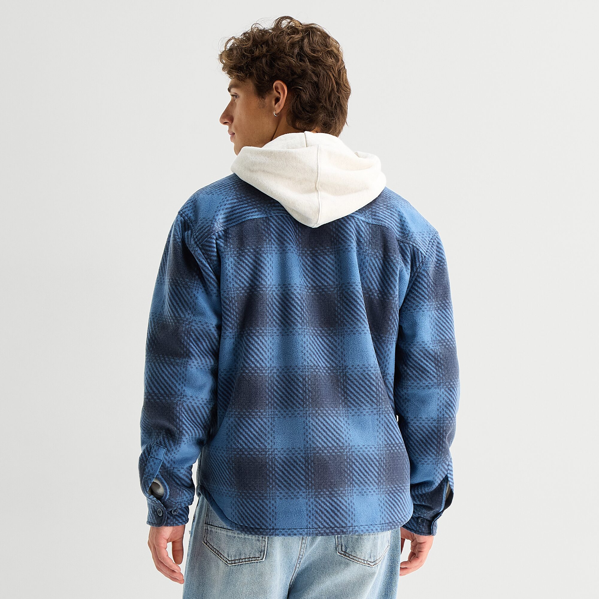 Arizona Mens Fleece Shirt Jacket