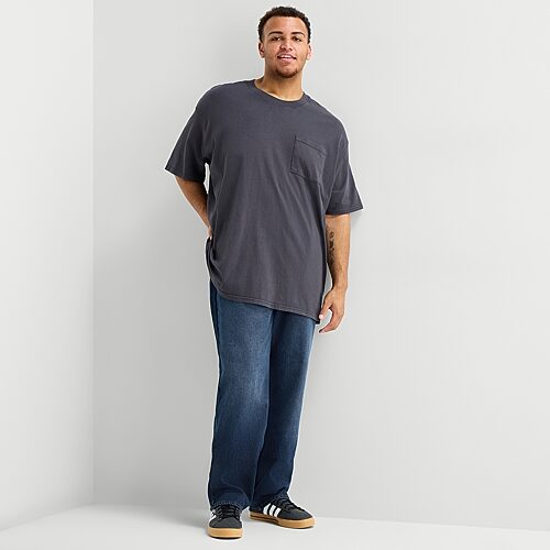 Arizona Big And Tall Mens Baggy Fit Jean In Blue