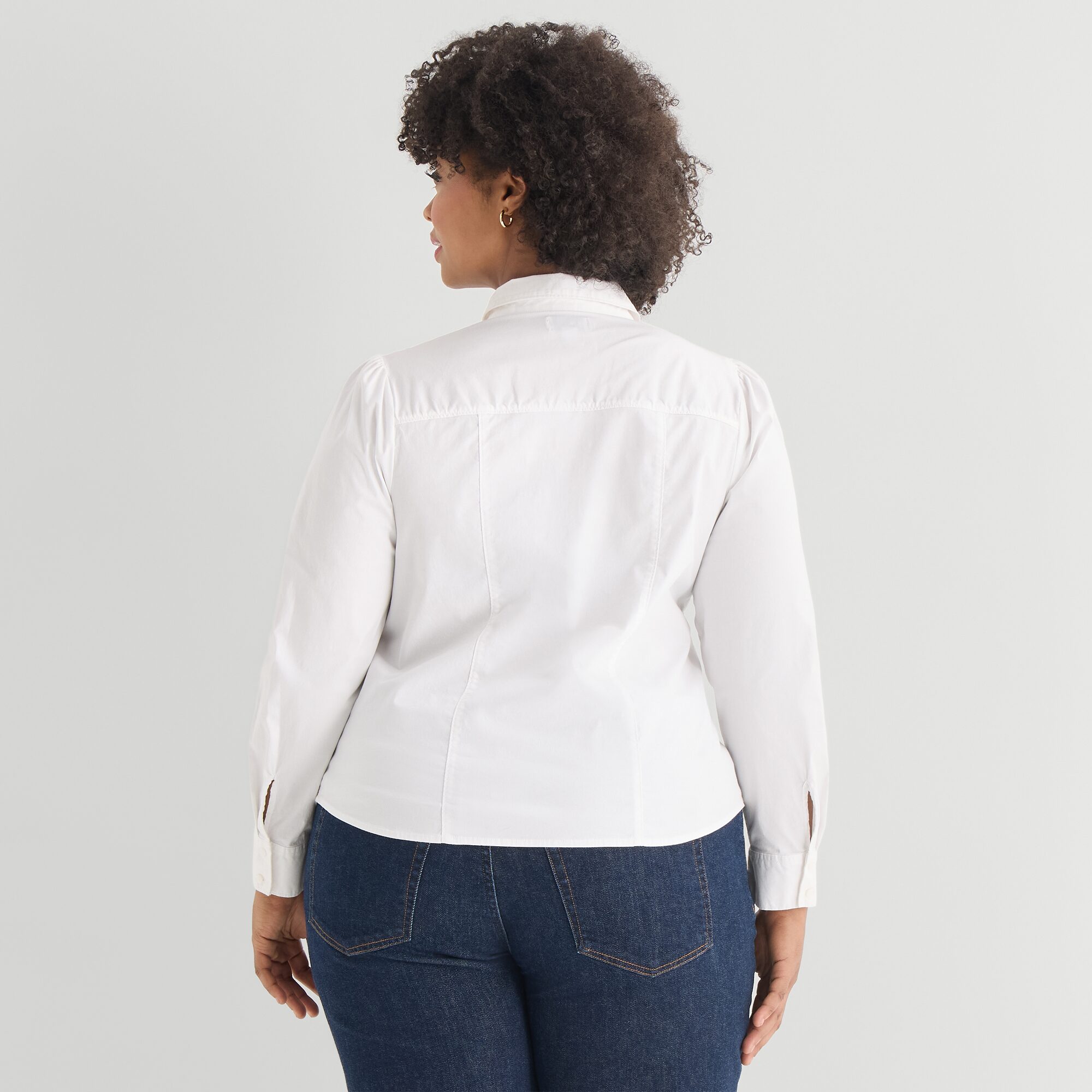 Marilyn Monroe Womens Long Sleeve Cuffed Regular Fit Plus Button-Down Shirt