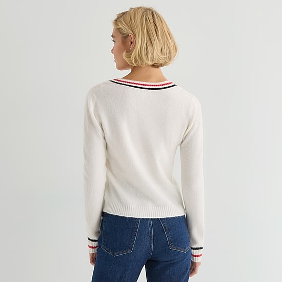 Marilyn Monroe Womens V Neck Long Sleeve Pullover Sweater